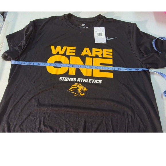 Nike Dri-FIT Mens Training T-Shirt "WE ARE ONE" Stones Athletics Black 2XL - Picture 7 of 7